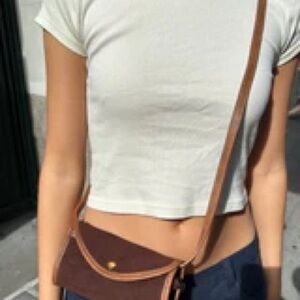 Brandy Melville Brown Crossbody Bag